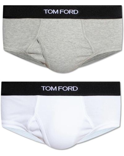 Tom Ford Zweierpack unterhosen - Mettallic