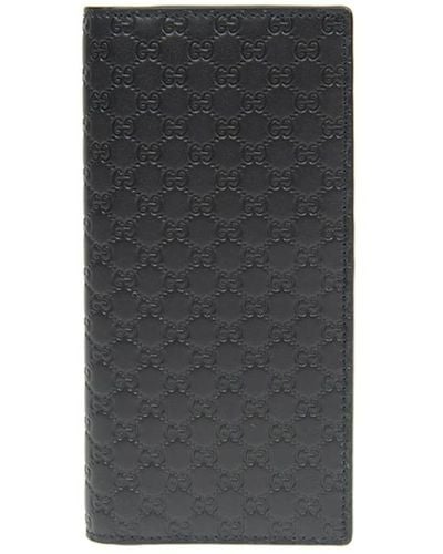 Gucci Leather Wallet - Gray