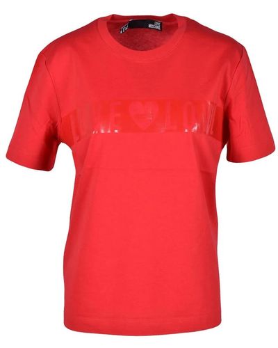 Love Moschino T-shirts - Rouge