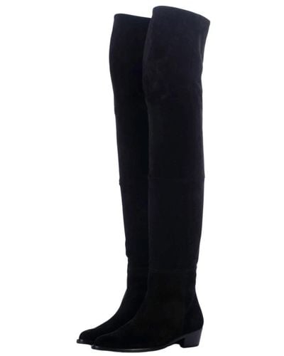 Toral Over-Knee Boots - Black