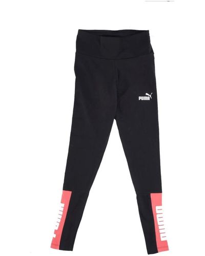 PUMA Colorblock leggings schwarz/lachs