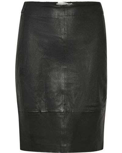 Inwear Leather Skirts - Black