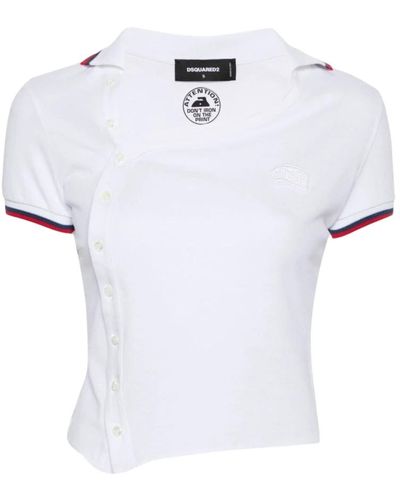 DSquared² Modisches polo shirt - Weiß