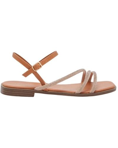 Pennyblack Flache sandalen mit micro strass - Pink