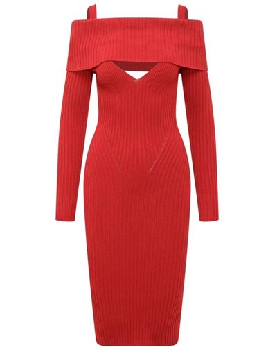 ANDREA ADAMO Knitted Dresses - Rot