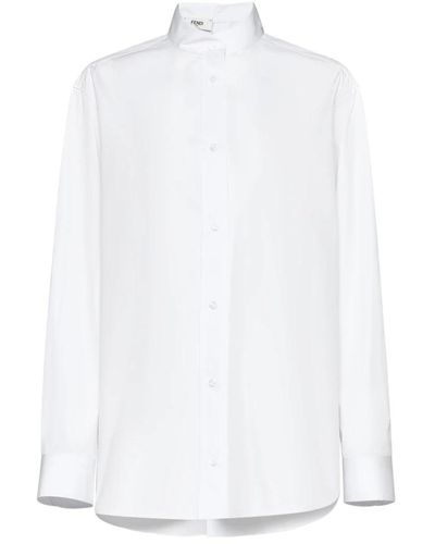 Fendi Stilvolle hemden - Weiß