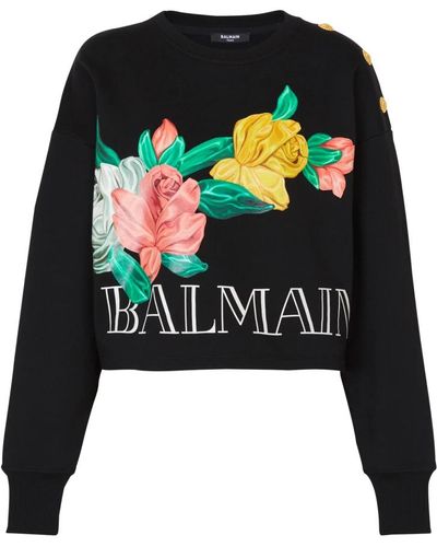 Balmain Sweatshirts & hoodies > sweatshirts - Noir