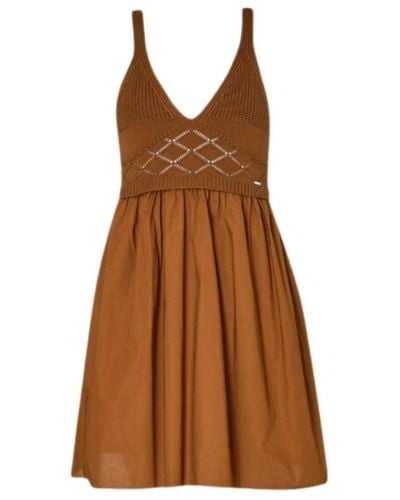 Liu Jo Short Dresses - Brown