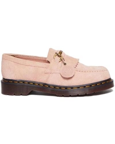 Dr. Martens Adrian snaffle suede loafers - Pink