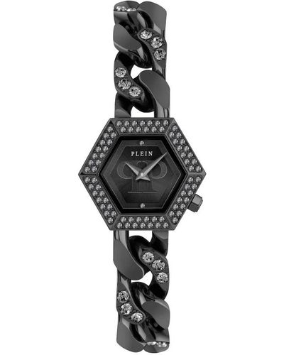 Philipp Plein The Hexagon Groumette Watch Pwwba0423 Stainless Steel (Archived) - Black