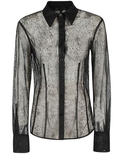 Helmut Lang Elegante seamed shirt - Nero