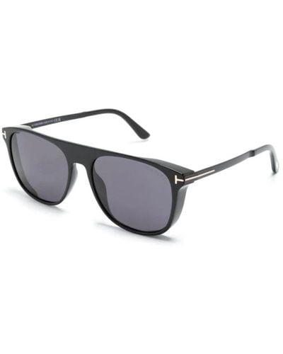 Tom Ford Klassische sonnenbrille mit zubehör - Grau