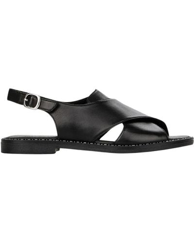 Remonte Flat Sandals - Black