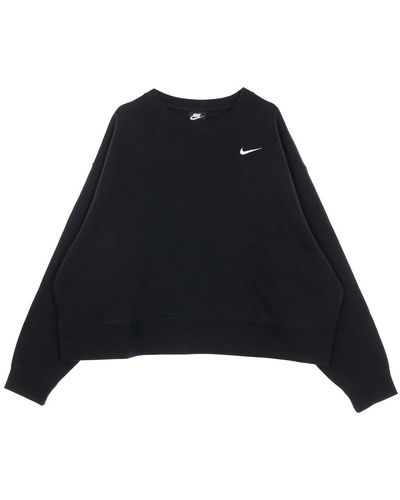 Nike Schwarz/weiß sports crew sweatshirt