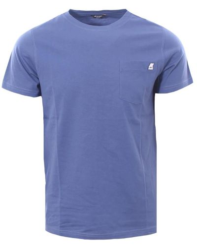 K-Way T-shirts - Blau