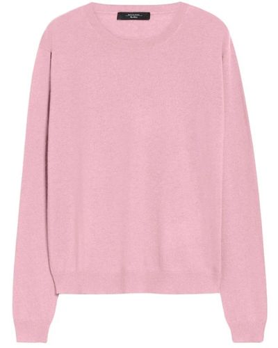 Max Mara Round-neck knitwear - Pink