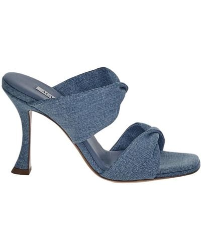 Aquazzura Shoes > heels > heeled mules - Bleu