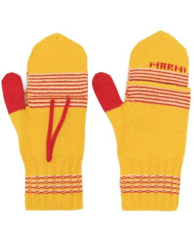 Marni Accessories > gloves - Orange