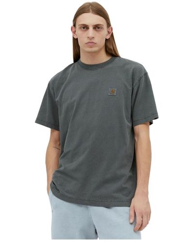 Carhartt Vista t-shirt aus baumwolljersey - Grau