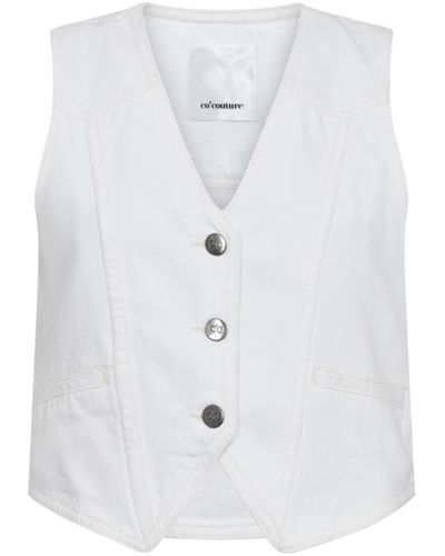 co'couture Gilets - Blanc