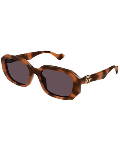 Gucci Geometrische rechteckige sonnenbrille,stylische sonnenbrille gg1535s - Rot