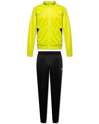 EA7 Sweatshirt und sweatpants set - Gelb