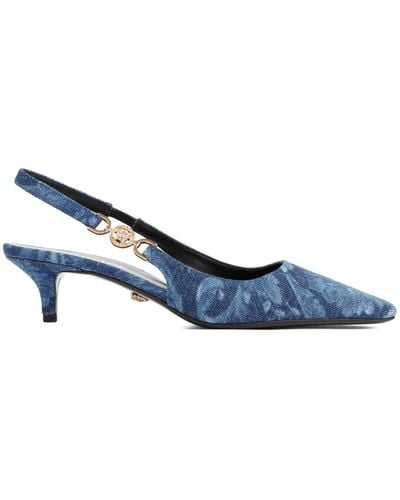Versace Court Shoes - Blue