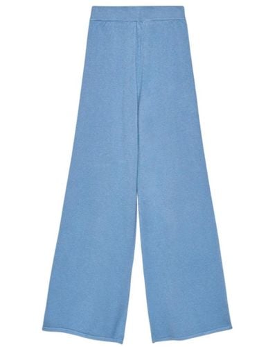 hinnominate Pantalone in maglieria avio - Blu