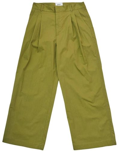 Bonsai Trousers > wide trousers - Vert