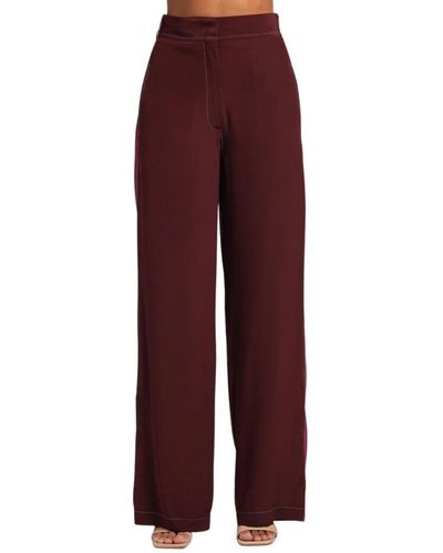 Jejia Wide Trousers - Red