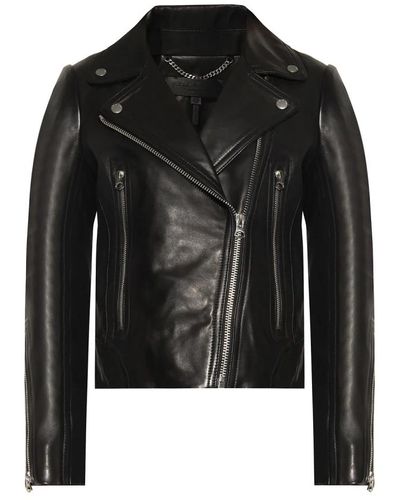 Rag & Bone Leather Biker Jacket - Meerkleurig