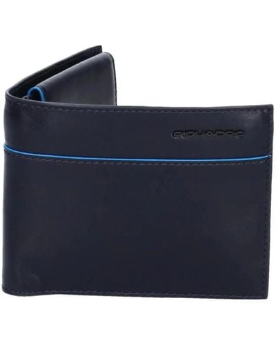 Piquadro Stilvolles portemonnaie mit b2vr-design - Blau