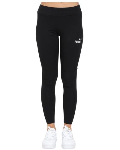 PUMA Klassische schwarze leggings mit logo