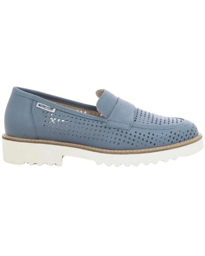 Mephisto Zapatos de mujer azul claro stessy perf