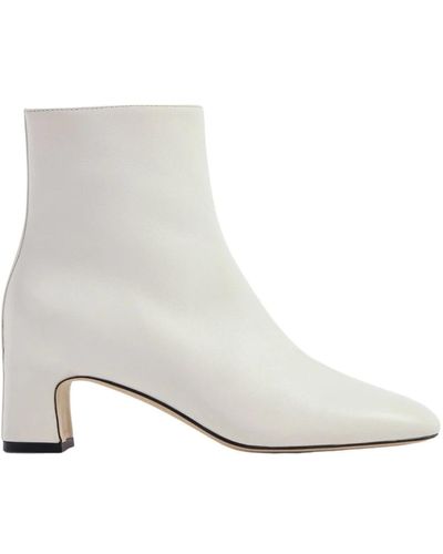 Dear Frances Heeled Boots - White