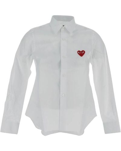 COMME DES GARÇONS PLAY Blouses & shirts > shirts - Blanc