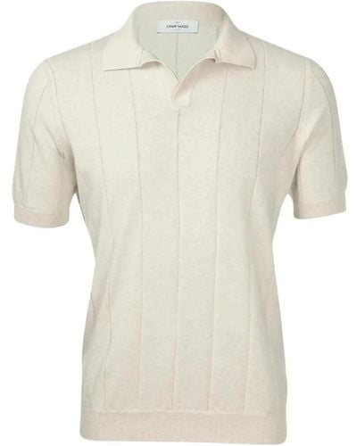 Gran Sasso Klassisches polo shirt für männer - Natur