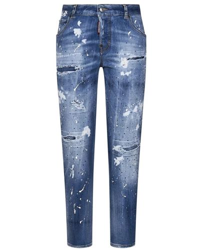 DSquared² Jeans > slim-fit jeans - Bleu