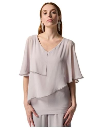 Joseph Ribkoff Elegante blusa de mujer - Marrón