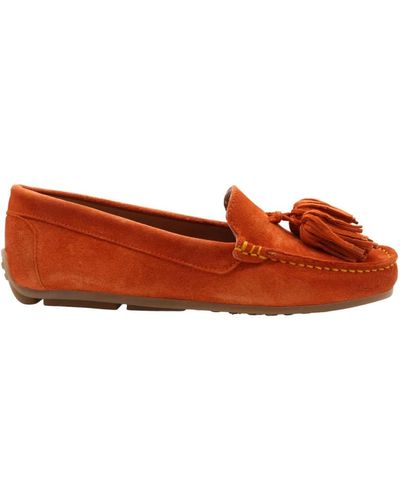 CTWLK Stilvolle alencon loafers für frauen - Orange