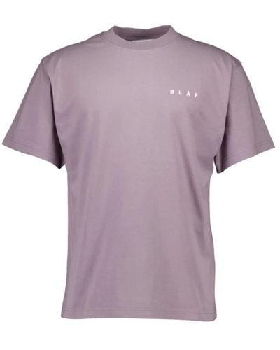 OLAF HUSSEIN T-Shirts - Purple
