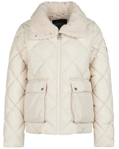 Barbour Down Jackets - Natural
