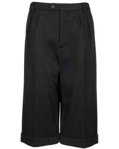Saint Laurent Long Shorts - Black