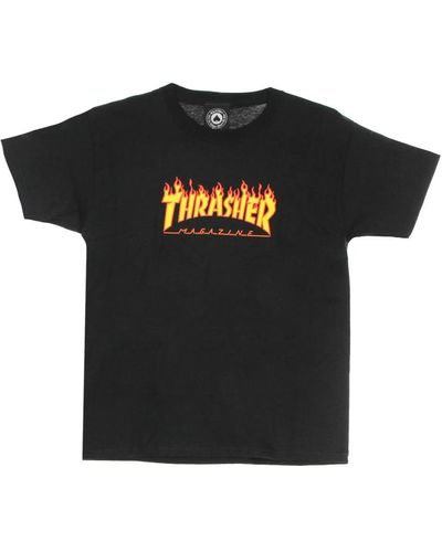 Thrasher Flame tee kinder t-shirt - Schwarz