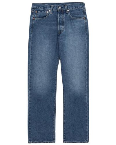 Levi's 501 original jeans in mittelgewaschener denim levi's - Blau