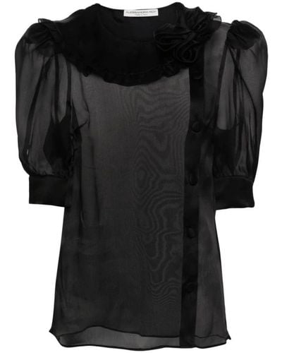 Alessandra Rich Blouses & shirts > blouses - Noir