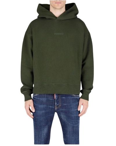 DSquared² Militärgrüner nyc fit hoodie