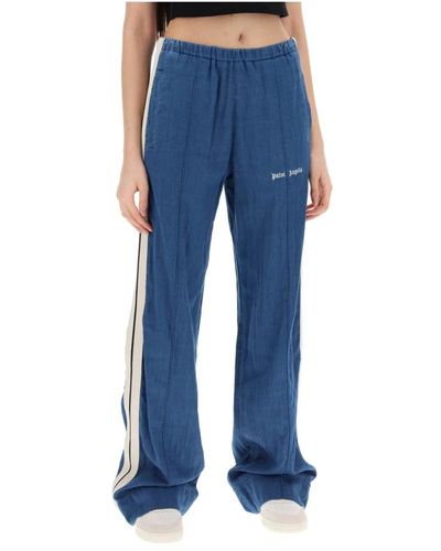 Palm Angels Straight trousers - Azul