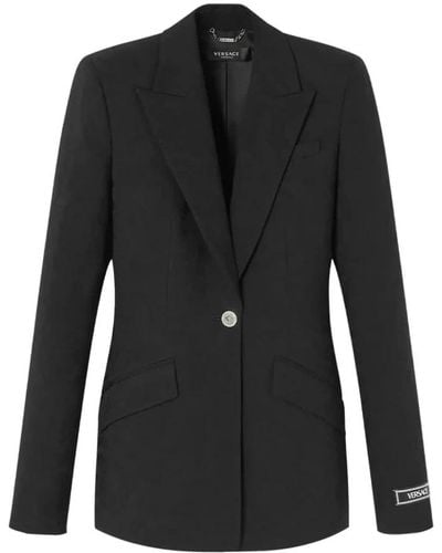 Versace Nero chaqueta informal - Negro