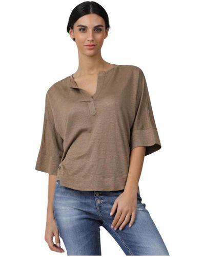Gran Sasso Blouses & shirts > blouses - Marron